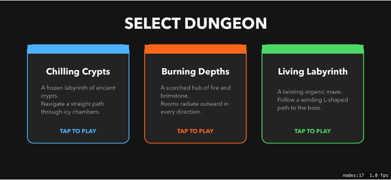 Dungeon Selection