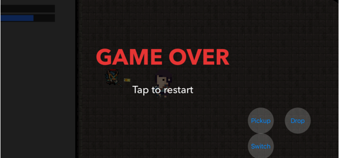 Game Over Screen